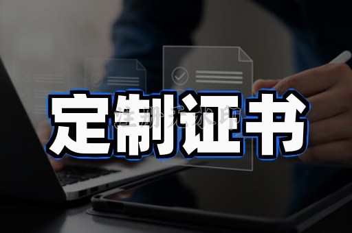 影视剧组定制证书